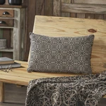 Custom House Black Tan Jacquard Pillow 14X22 Vhc Brands. Fixed Price $34.60.