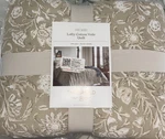 Threshold Full Queen Floral Print Cotton Voile Lofty Quilt Beige Tan. Fixed Price $49.99.