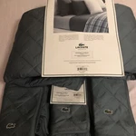 Lacoste Diamond King Coverlet + 3 Standard Shams Green New. Fixed Price $199.99.