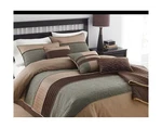 Riverbrook Home Elite Collection Comforter Set, Queen, Lexia - Brown/multi, 7.... Fixed Price $119.51.