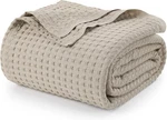 Utopia Bedding Khaki 100% Cotton Waffle Blanket 300 Gsm - King,. Fixed Price $58.99.