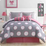 Twin Size Bag, 8-PIECE Bedding Set Reversible Comforter, Pillows,. Fixed Price $104.99.