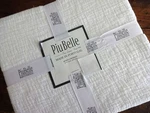 Piubelle Portugal Light Weight Cotton White Textured Queen Coverlet Blanket. Fixed Price $69.99.
