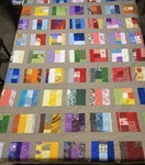 Quilt Twin Size 80 X 52 Multicolored Patch Work Tied Cozy Backing Euc!!. Fixed Price $50.00.