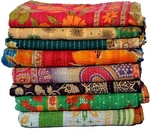Royal Craft Wholesale Lot Of Indian Vintage Kantha Quilt Handmade Throw Rever.... Fixed Price $78.63.