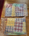 The Company Store Kids Brighton Twin Plaid Reversible Quit W/sham Nos. Fixed Price $90.00.