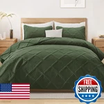 Exclusivo Mezcla Queen Size - Olive Green Set Bedspread With 2 Pill. Fixed Price $38.16.