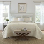 Laura Ashley - Felicity Collection Quilt Set 100% Cotton, Reversible, All. Fixed Price $126.12.