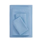Basic Value Microfiber Bed Sheet Set, Light Blue, Queen, 4 Piece. Fixed Price $21.10.