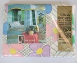 Nos - Vintage Utica Fine Arts "jessica's Quilt" Flat Sheet Twin Size #1459. Fixed Price $52.00.