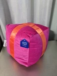 Nwt Deluxe Christmas Gift Shaped Pink Throw Pillow, 10". Fixed Price $24.99.