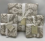 Pottery Barn Deepika Padukone Ikat King Cal Quilt Standard Shams Natural #B21. Fixed Price $382.19.