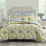 Laura Ashley Home - Queen Comforter Set, Cotton Reversible Bedding, Includes Mat. Fixed Price $173.19.