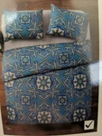 Bedford Queen 3 Piece Quilt Patchwork Blue/white/yellow Bedspread Bedding Set. Fixed Price $24.99.