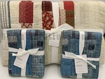 Pottery Barn Americana Flag Reversible King Quilted Sham Standard #T1212. Fixed Price $389.61.