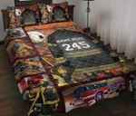 Firefighter Custom Name Quilt Blanket Pillowcases Bedding Set Bedspread. Fixed Price $77.99.