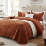 Leaonme Full/queen Quilt Set 3 Pieces, (90''X98''), Umber-wave. Fixed Price $51.83.