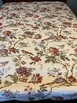 4 Piece Waverly Charleston Chirp Queen Quilt 2 Standard Pillow Shams 1 Bedskirt. Fixed Price $69.99.