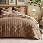 Evergrace Velvet Quilt Set King 104X92 3PC Cross Stitch Bedding Soft New. Fixed Price $64.99.