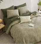 3PC Olive Green Daisy Quilt Set Twin Xl Vintage Floral Cottagecore Dorm Bedding. Fixed Price $52.00.
