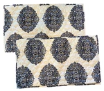 Set Of 2: Eva Longoria 20X36" King Quilted Pillow Shams Britannica Home Fashions. Fixed Price $13.95.