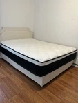 Queen Bed With New Mattress And Storage Drawers Selling Single The. Fixed Price $250.00.