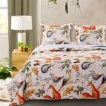 Greenland Home Willow Novelty Forest Animals Reversible Quilt Set, 2-PIECE Tw.... Fixed Price $57.15.