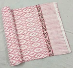 Block Printed Kantha Quilt Bedcover Bedspread Sheet. Fixed Price $69.70.