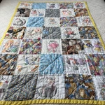 Vintage Cat Quilt Throw 37X53 Patchwork Kitty Cottagecore Decor. Fixed Price $75.00.