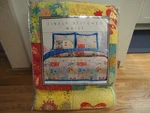 Finely Stitched Queen Quilt Set 3 Piece Yellow Floral New Pillow Shams. Fixed Price $40.00.