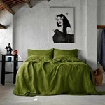 Linen Duvet Cover Green / Stonewashed Bedding Twin, Full. Fixed Price $154.34.