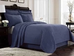 Williamsburg Richmond Matelass Bedspread Queen Blue Nwt 100% Cotton. Portugal. Fixed Price $132.99.