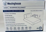 Westinghouse Electric Blanket Queen, Micro Mink Lined With Sherpa. Fixed Price $84.99.