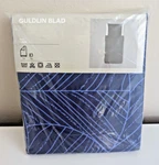 Ikea Quilt Cover Pillow Sham Set Guldlin Blad Twin Blue Geometric Print New. Fixed Price $34.94.