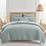 Levtex Home Mills Waffle King/cal Quilt Set (106X92IN) With Pillow Shams. Fixed Price $179.99.