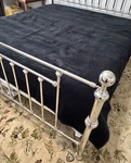 Restoration Hardware Coverlet & 2 Shams Velvet Chevron Stitch Black Full/queen. Fixed Price $152.99.