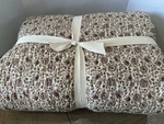 Rejuvenation Rosemary Hand Stitch Reversible Quilt King Cal Floral. Fixed Price $159.00.