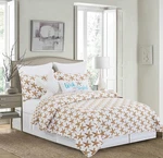 Sandbridge Stars Cotton Quilt Set - Reversible Machine Washable. Fixed Price $79.99.