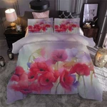 Low-key Corn Poppy 3D Print Duvet Quilt Doona Covers Pillow Case Bedding Sets. Fixed Price $62.56.