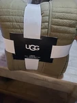 Ugg Crew 3 Piece Quilt Set In Olive Heather Green Full/queen Nwt. Fixed Price $108.00.