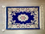 Vintage Royal Blue Chinese 100% Wool 2X3 Hand Knotted Oriental Rug 90L 5/8 Nwt!. Fixed Price $215.00.