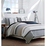 Nwt-nautica Ridgeport Blue Cotton Reversible 3 Piece Quilt Set, King. Fixed Price $290.00.