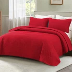 Whale Flotilla Ultra Soft King Quilt Bedding Set, Lightweight Microfiber Red. Fixed Price $46.19.