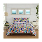 Makers Collective Buoys 3-PIECE Quilt Set By Kate Nelligan, Lightweight Cover.... Fixed Price $123.24.
