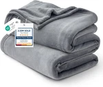 Bedsure Gentlesoft Fleece King Size Blankets For Grey - Lightweight Plu. Fixed Price $59.99.