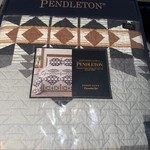 Pendleton Twin Coverlet Set Desert Dawn Gray Cotton New. Fixed Price $129.99.