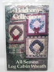 Vtg Log Cabin Wreath Christmas All Seasons Heirloom Collections Quilt Pattern. Fixed Price $6.80.