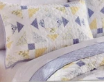 Croft & Barrow Standard Pillow Sham - Sarah Ditsy Heritage Yellow Blue New. Fixed Price $8.95.