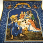 Handmade O' Holy Night Baby Jesus Birth Mary Joseph 3 Wise Men Quilt Christmas. Fixed Price $23.95.