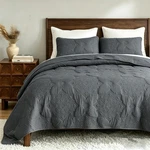 Bedsure King Size Stitch-free Ultrasonic Quilting, Lightweight Dark Grey. Fixed Price $65.79.